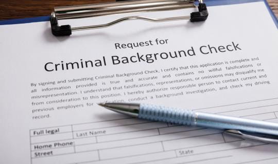 background check