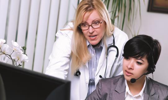 doctor receptionist