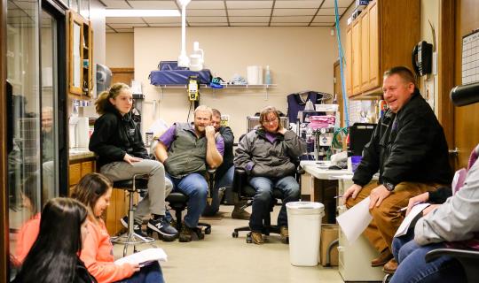 staff meeting