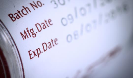 vaccine vial label
